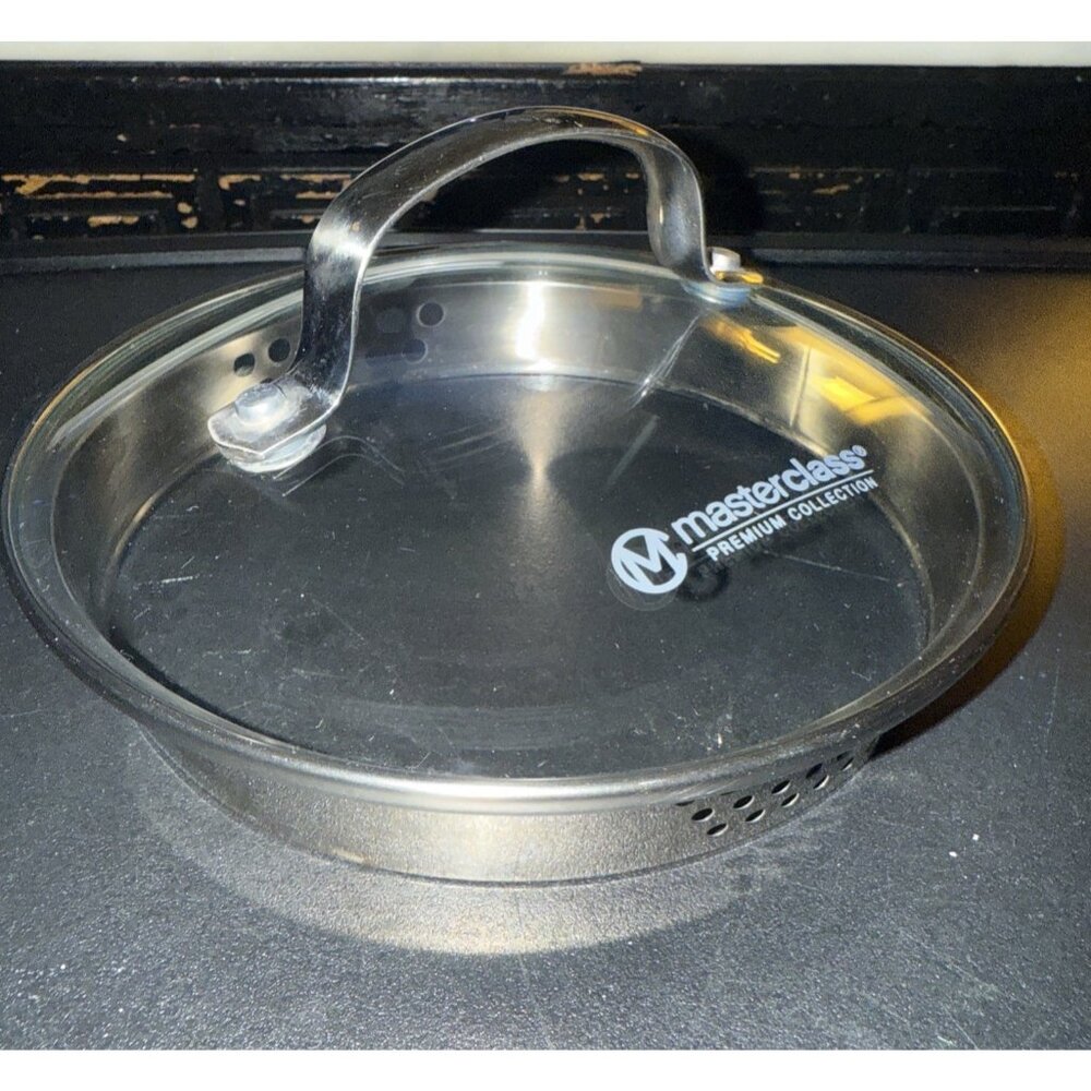 Masterclass 6.5"ID Tempered Glass Pot LID Replacement 7"OD Lid Only